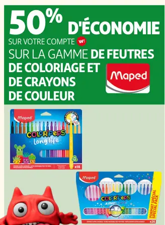 Offre: Feutres de coloriage et de crayons de couleur