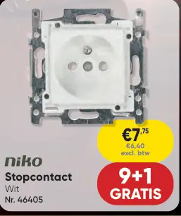 Promotie: Stopcontact