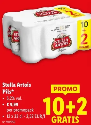 Aanbieding: Stella Artois Pils
