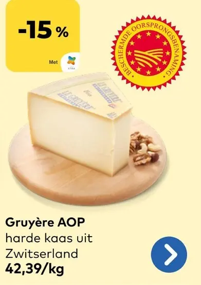 Promotie: Gruyère AOP