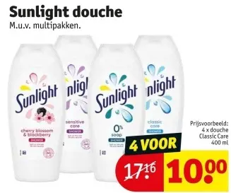 Promotie: Sunlight douche