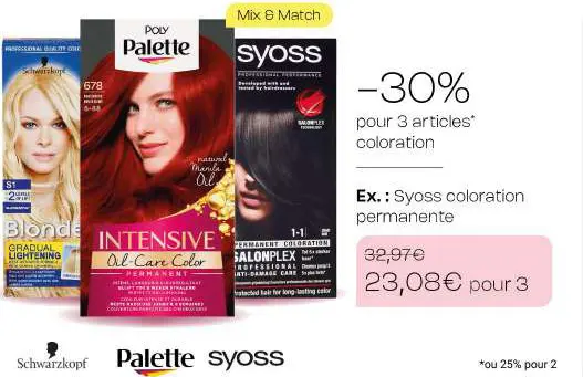 Offre: Coloration