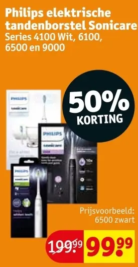 Promotie: Philips elektrische tandenborstel Sonicare