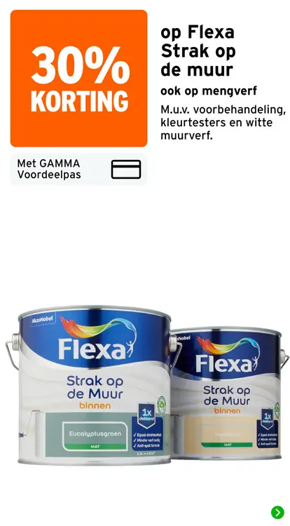 Aanbieding: Strak op de muur