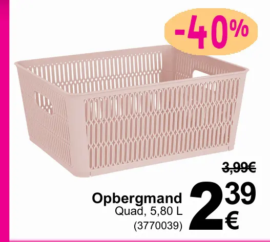 Aanbieding: Opbergmand