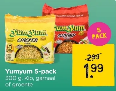 Aanbieding: Yumyum 5-pack