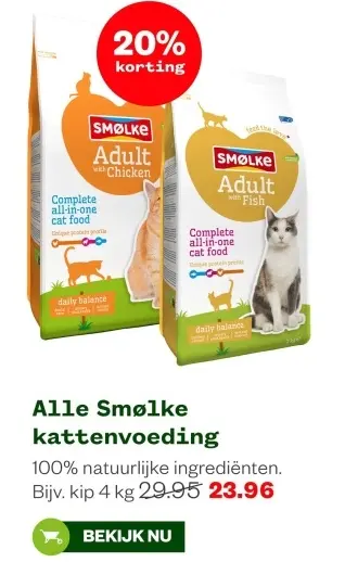 Aanbieding: Smølke kattenvoeding