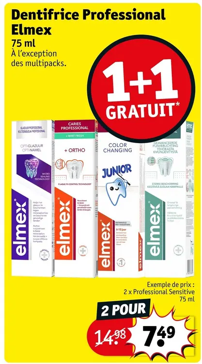 Offre: Dentifrice Professional