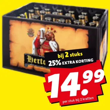 Aanbieding: Krat bier