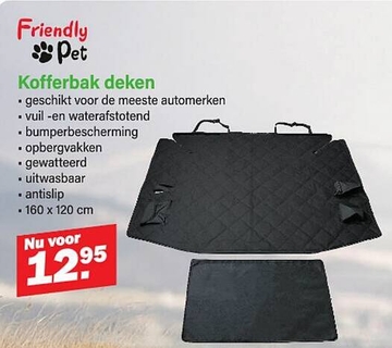 Aanbieding: Kofferbak deken