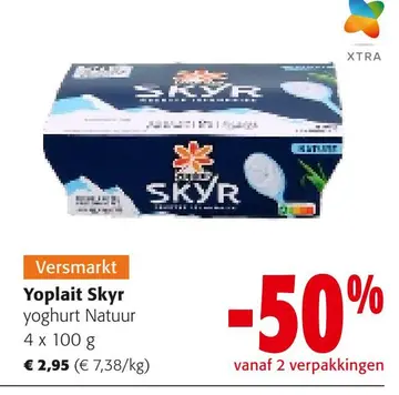 Aanbieding: Yoplait Skyr yoghurt Natuur