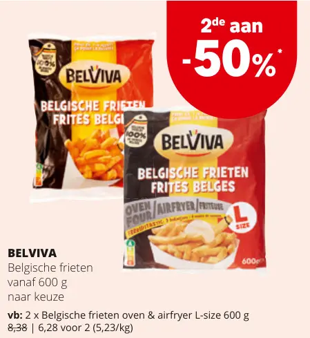 Promotie: Belgische frieten