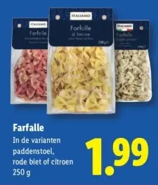 Aanbieding: Farfalle