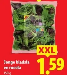 Aanbieding: Jonge bladsla en rucola