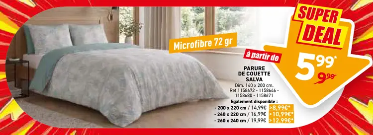 Offre: Parure de couette salva