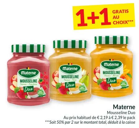 Offre: Mousseline Duo