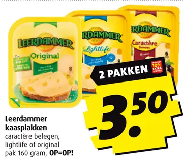 Aanbieding: Leerdammer kaasplakken