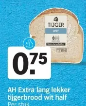 Aanbieding: AH Extra lang lekker tijgerbrood wit half