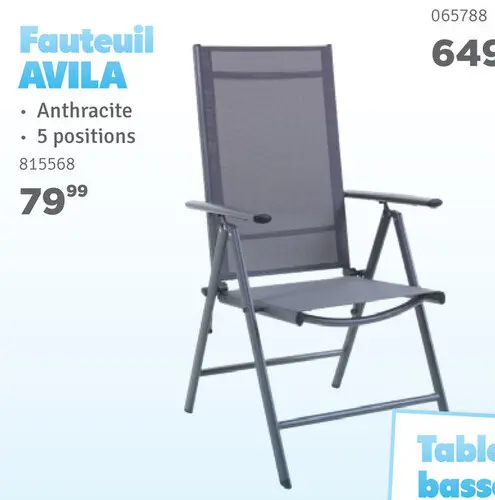 Offre: Fauteuil AVILA