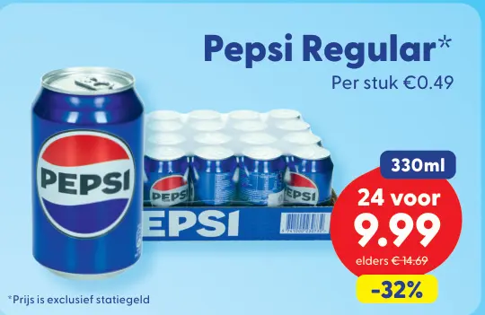 Aanbieding: Pepsi Regular