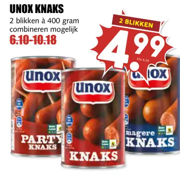 Aanbieding: UNOX KNAKS