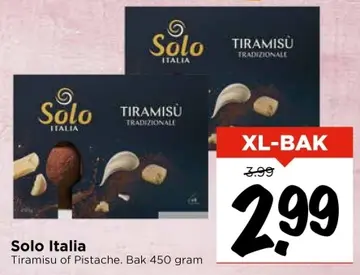 Aanbieding: Solo Italia Tiramisu