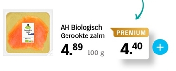 Aanbieding: AH Biologisch Gerookte zalm