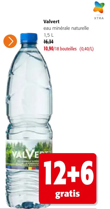 Offre: Eau minérale naturelle