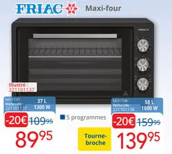 Offre: FRIAC Maxi-four