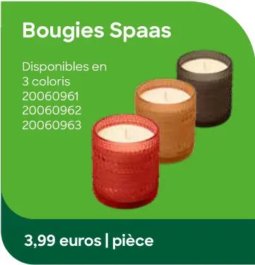 Offre: Bougies
