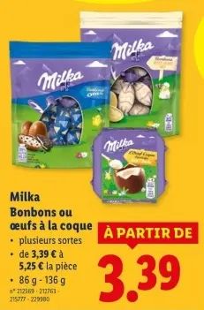 Offre: Bonbons ou œufs à la coque
