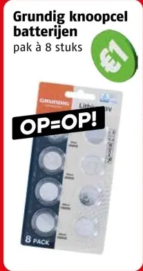 Aanbieding: Grundig knoopcel batterijen