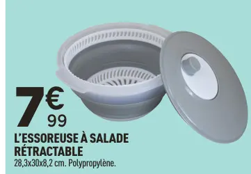 Offre: L'essoreuse à salade rétractable