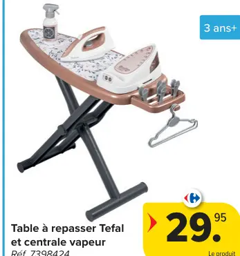 Offre: Table à repasser Tefal et centrale vapeur