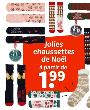 Offre: Jolies chaussettes de Noël