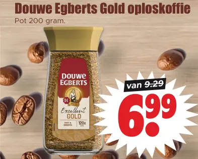 Aanbieding: Gold oploskoffie