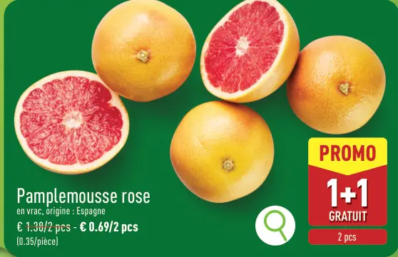Offre: Pamplemousse rose