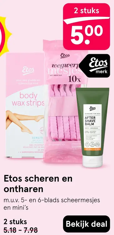Aanbieding: Scheren en ontharen