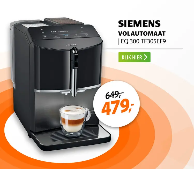 Aanbieding: Volautomaat eq.300 tf305ef9