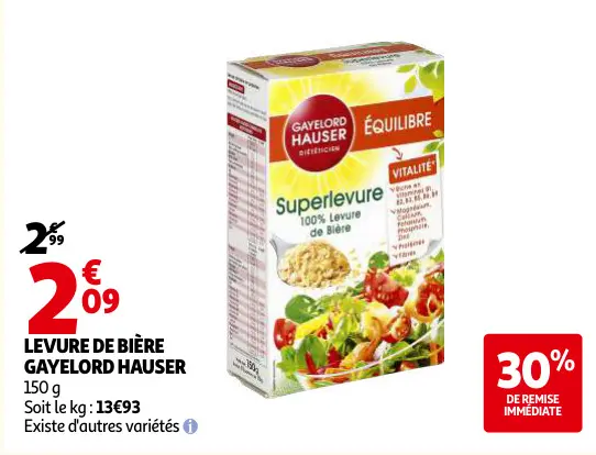 Offre: Levure de bière