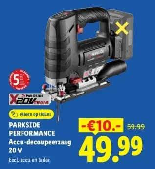 Aanbieding: Accu-decoupeerzaag