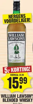 Aanbieding: WILLIAM LAWSON'S BLENDED WHISKY