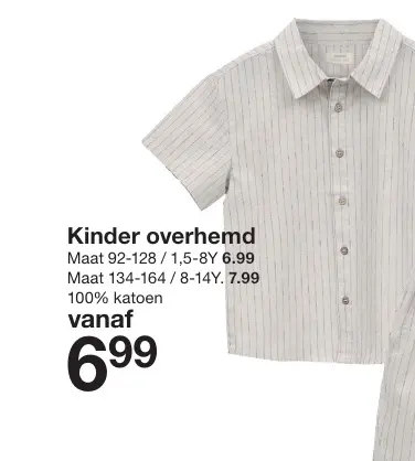 Promotie: Kinder overhemd