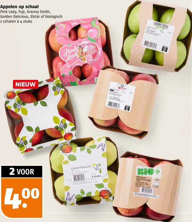 Aanbieding: Appelen op schaal
