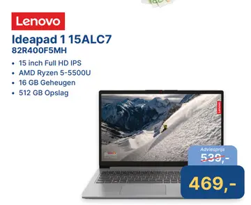 Aanbieding: Ideapad 1 15ALC7