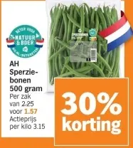 Aanbieding: AH Sperziebonen
