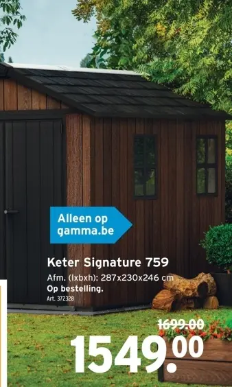 Promotie: Keter Signature 759