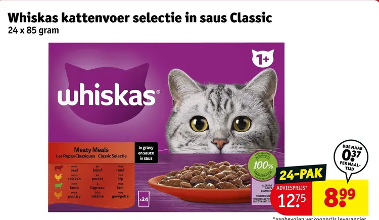 Aanbieding: Kattenvoer selectie in saus Classic