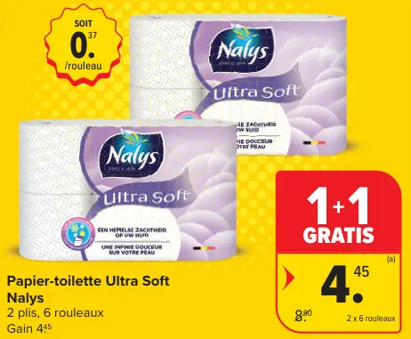 Offre: Papier-toilette Ultra Soft