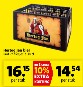 Aanbieding: Hertog Jan bier